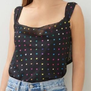 Ali & Jay
Fantasy Rainbow Foil Dot Tank Top